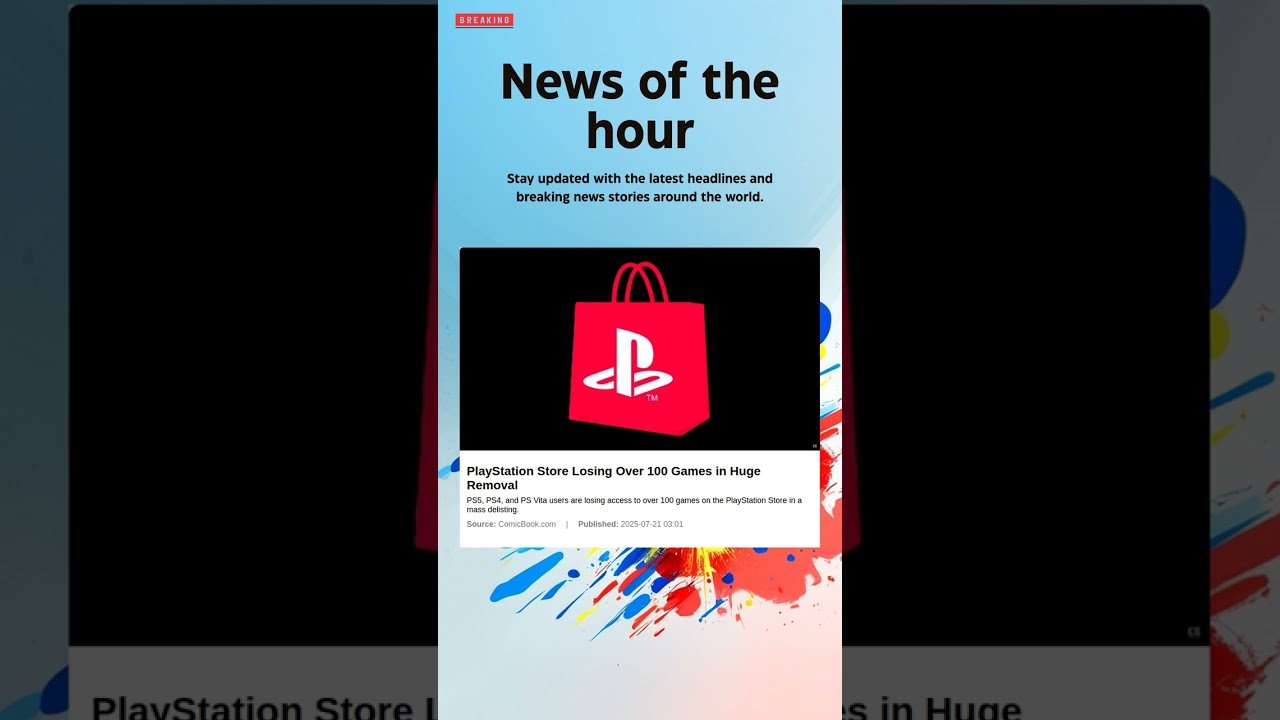 Breaking News Playstation Store Losing Over 100 Games In Huge Removal Games 1