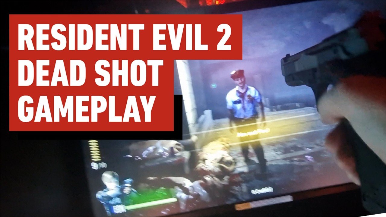Resident Evil 2 Dead Shot Gameplay Re2 Remake Arcade Light Gun Shooter 1